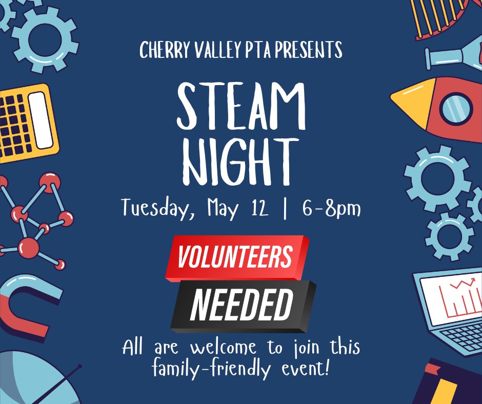 volunteers needed for 2026 STEAM Night